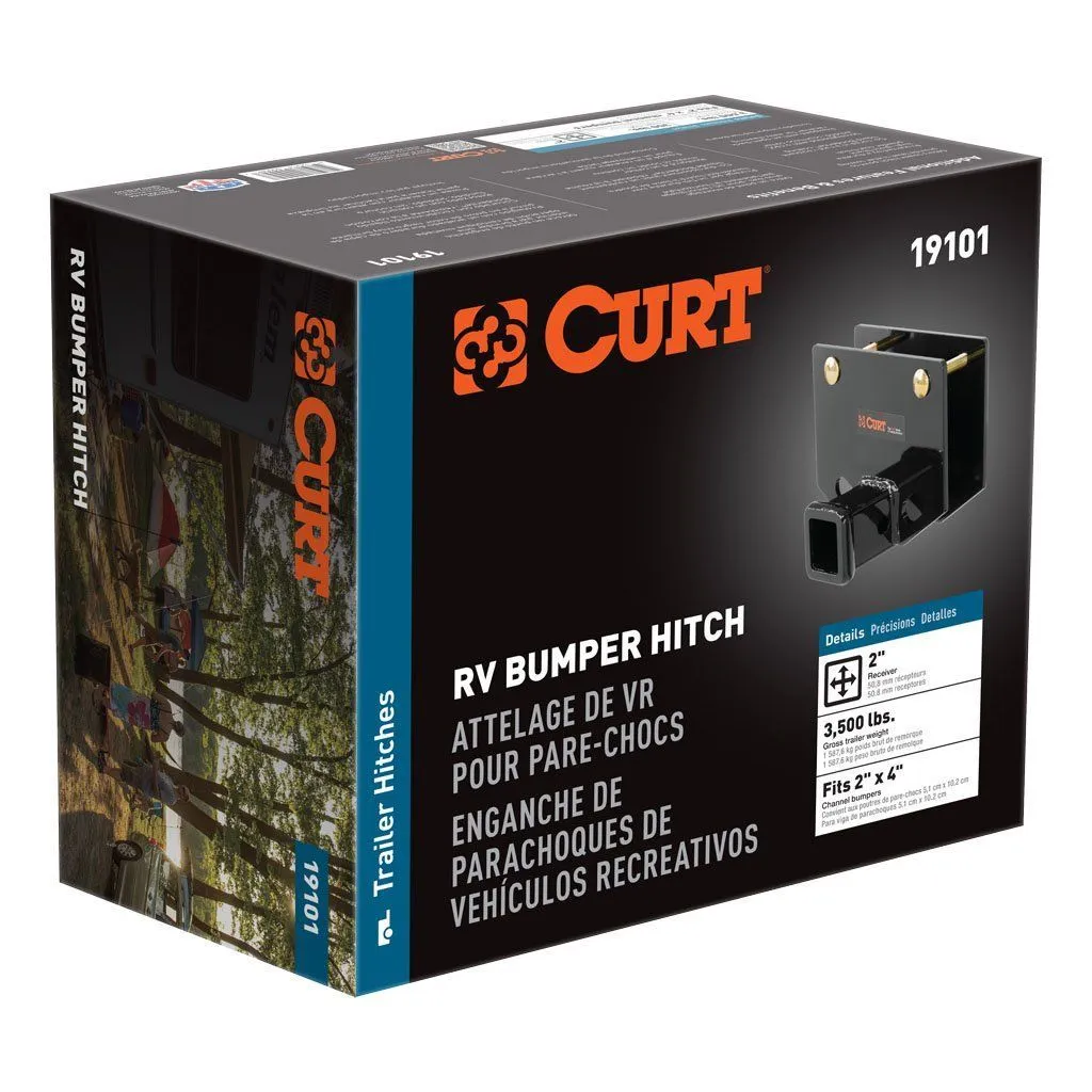BUMPER MOUNT HITCH; 2IN BUMPER
